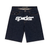 Sp5der V3 Logo Denim Short Indigo