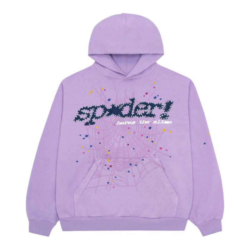 Sp5der TC Hoodie Purple