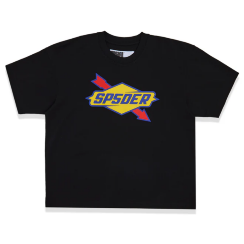 Sp5der The Spot Tee Black