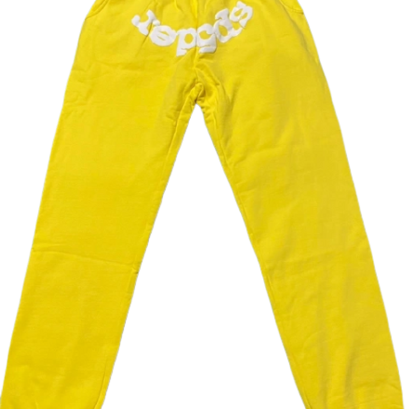 Sp5der Websuit Sweatpants Yellow