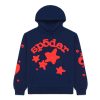 Sp5der Beluga Hoodie Navy -M01SS001BGNR