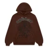 SP5DER OG WEB HOODIE BROWN