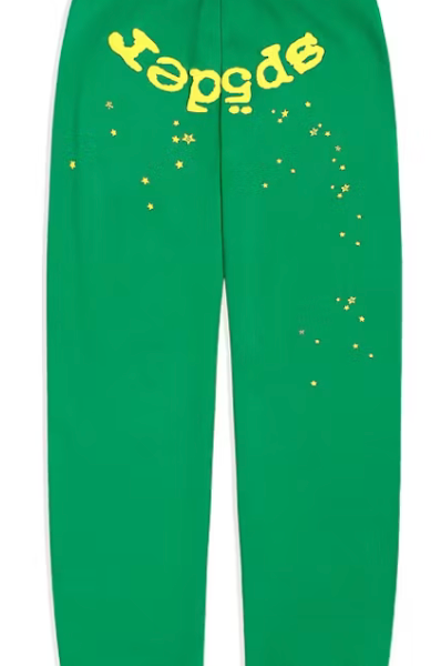 Sp5der Star OG Web V2 Sweatpant Slime Green