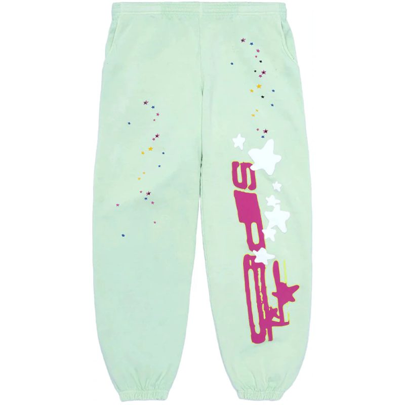Sp5der Mint Sweatpants