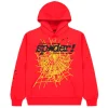 Sp5der P*NK V2 Hoodie Red