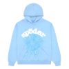 Sp5der Web Hoodie Sky Blue