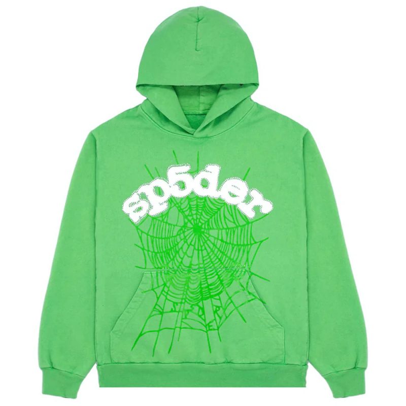 Sp5der Web Hoodie Slime Green