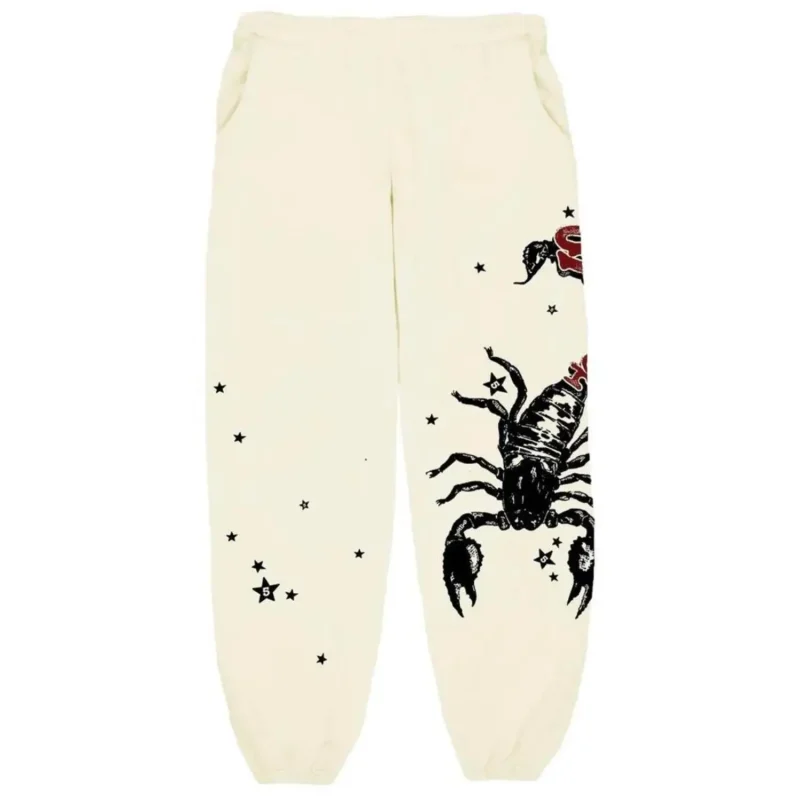 Sp5der x Mariah The Scientist Scorpion Sweatpant ‘Cream-