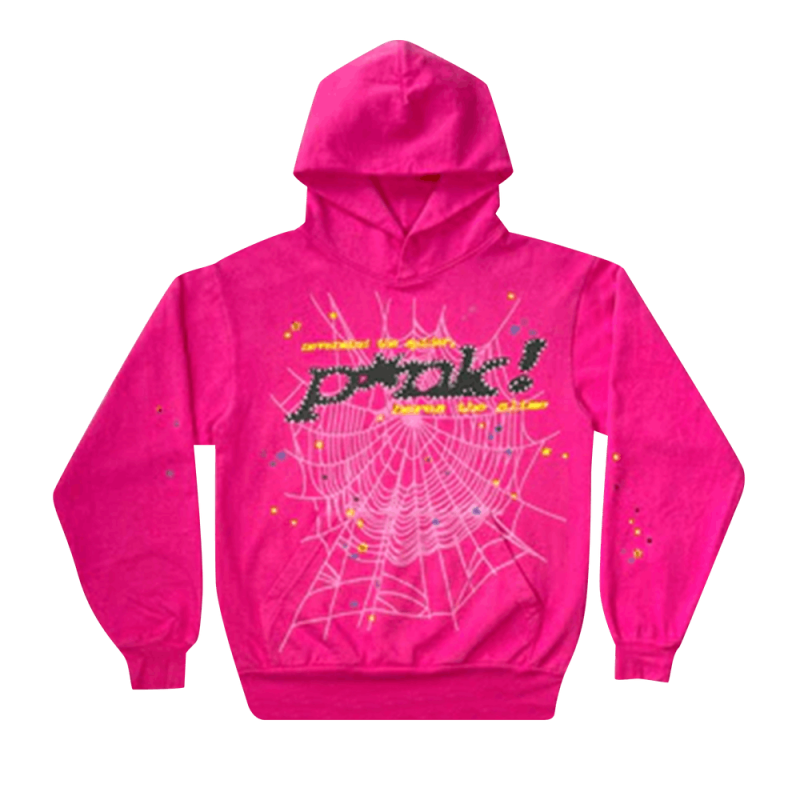 Sp5der P*NK Hoodie Pink