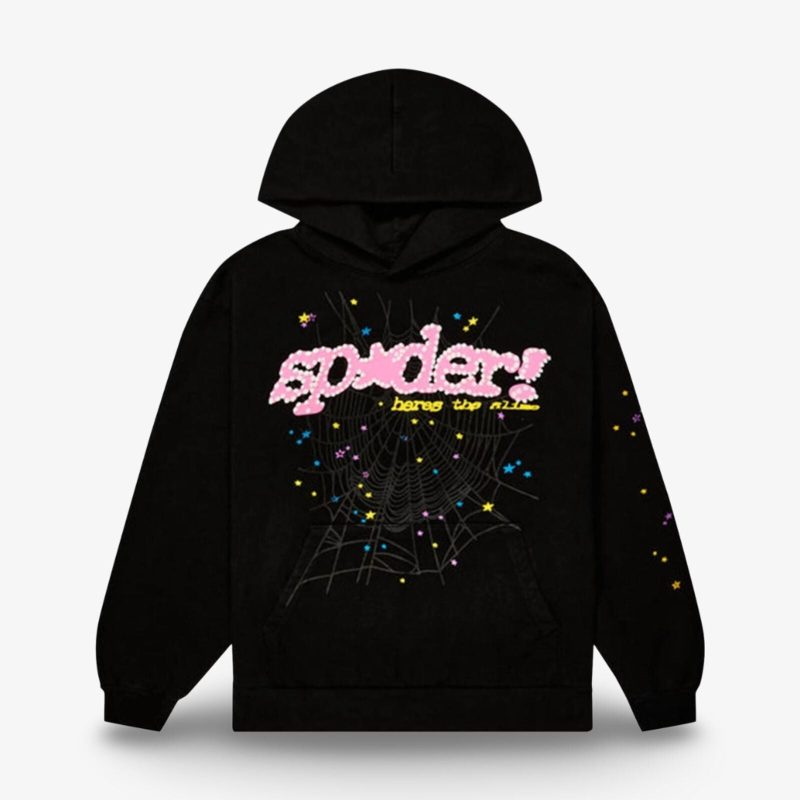 Sp5der - P*nk V2 Hoodie - Black